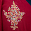 Hand Embroidered Sozni Shawl 'The Fire God'
