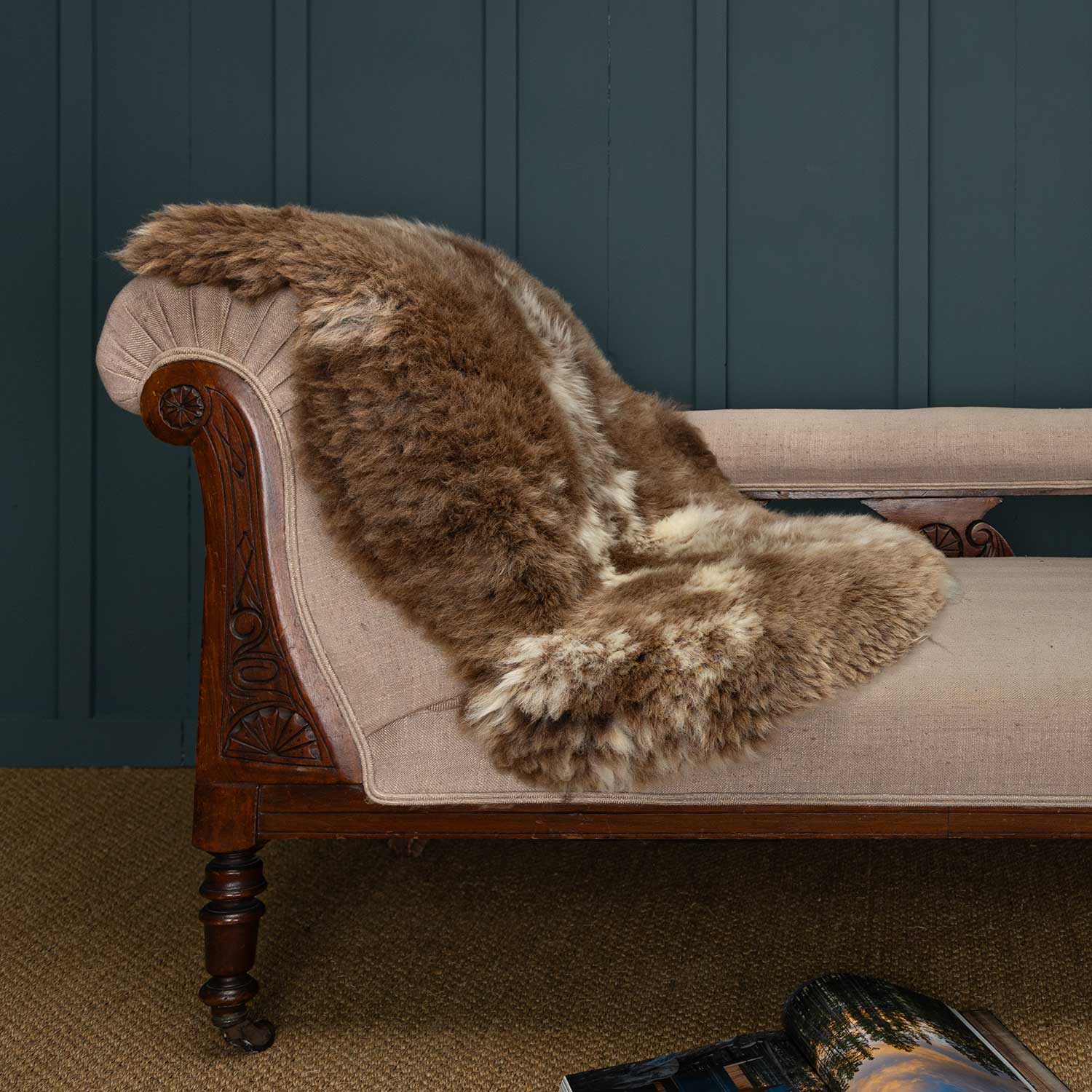 Small Rare Breed Sheepskin Mocha