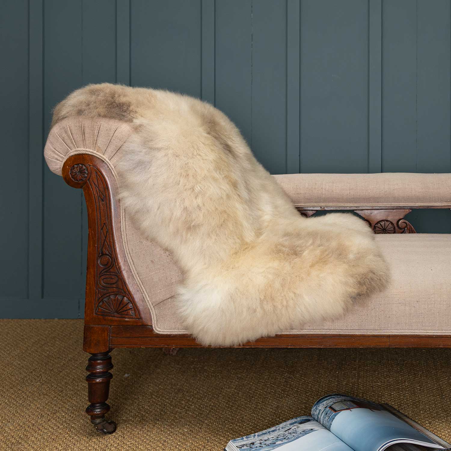 Small Rare Breed Sheepskin Cappuccino