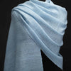 Cashmere Blend Shawl Sky Blue (Sample)