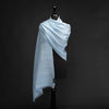 Cashmere Blend Shawl Sky Blue (Sample)
