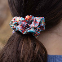 Liberty Silk Scrunchie Strawberry Thief