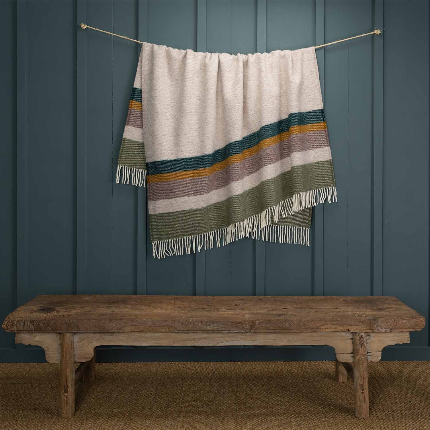 EARL-WOOD blanket deadstock イギリス製 ウール Blankets – Heritage