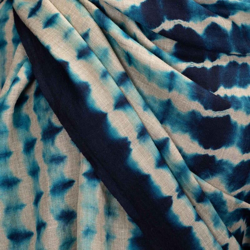 Cashmere Tie-Dye Shawl (Sample)
