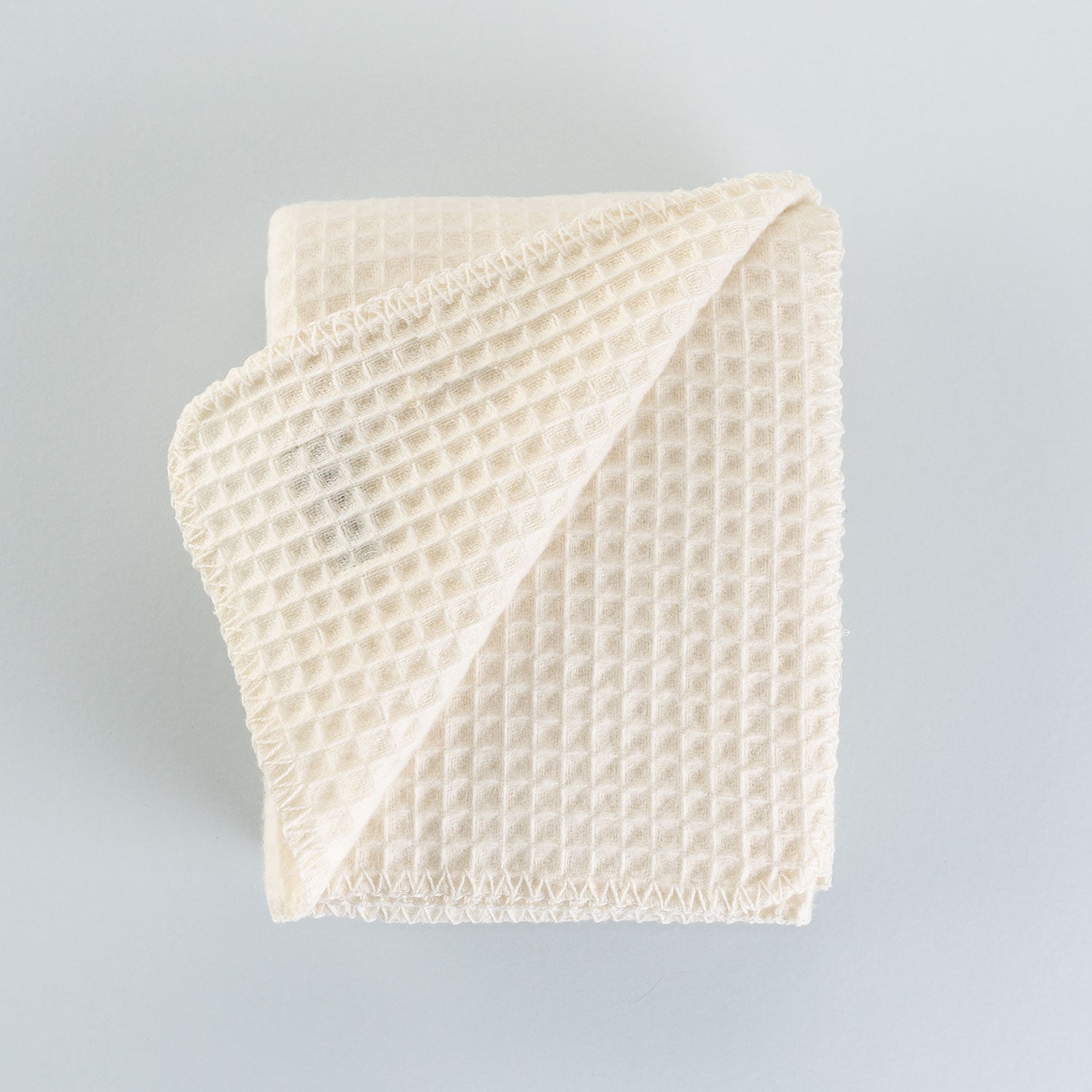 Lambswool Waffle Baby Blanket