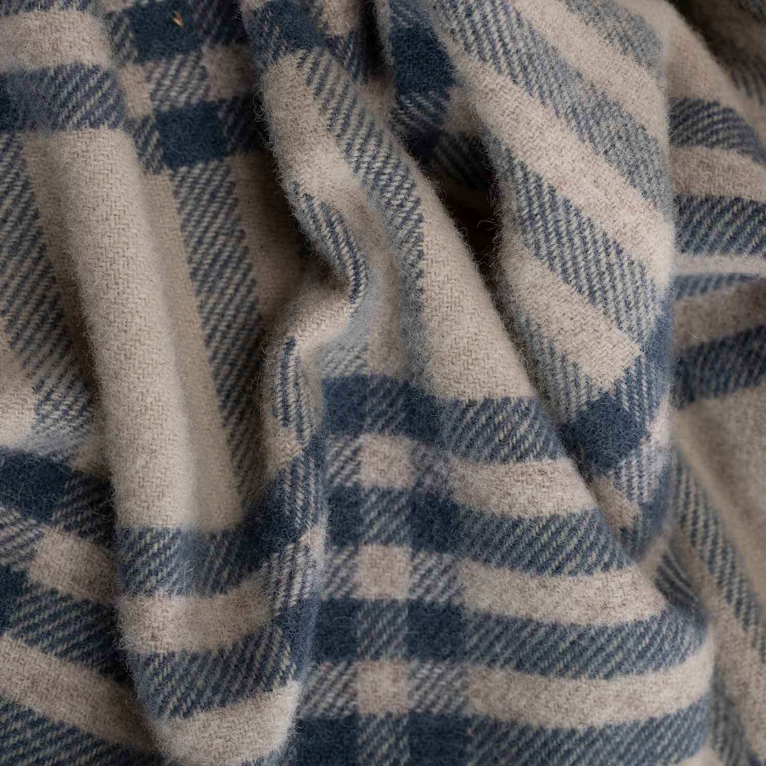 Pure New Wool Blanket Denim