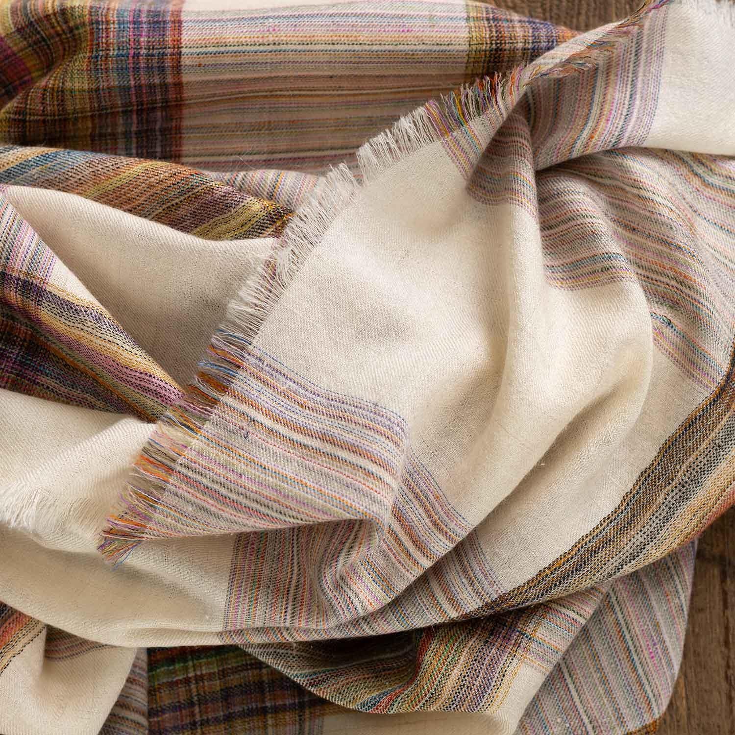 Handwoven Music Series 'Rainbow Stole'