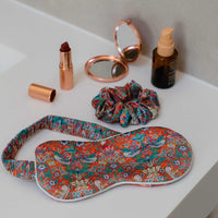 Liberty Silk Scrunchie Strawberry Thief