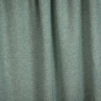 Shetland Wool Throw in Duck Egg Green colour, herringbone pattern, close up.