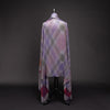 Ikat Pashmina Shawl Navy & Lilac