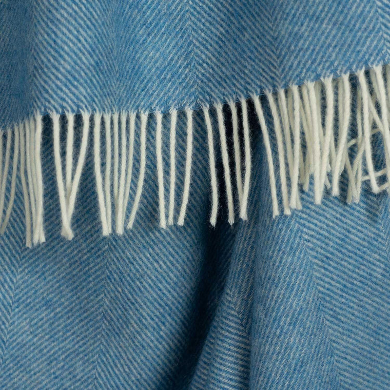 Close-up of colour, pattern and fringing.