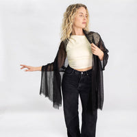 Cashmere Matty Shawl Black