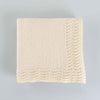 Organic Cotton Knitted Lace Baby Shawl