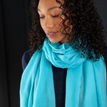 Ultrafine Ring Shawl Turquoise