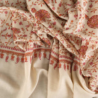 Hand Embroidered Jamawar Shawl Mutmeen