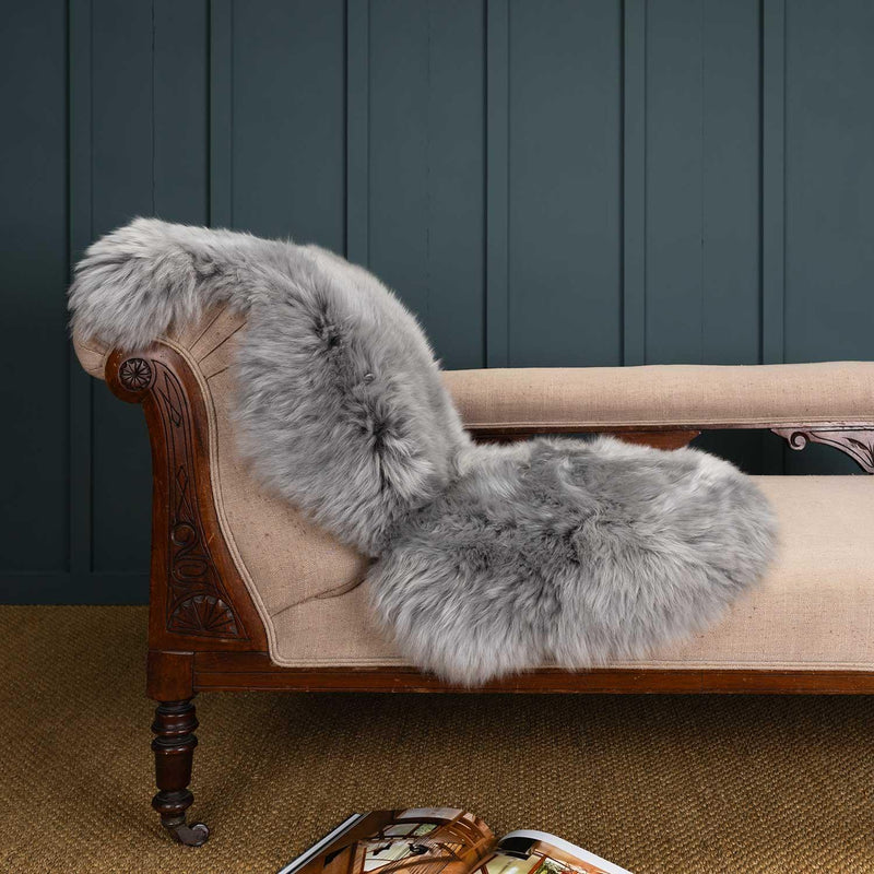 Seconds Sheepskin Rug Dove Grey