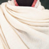 Sozni Hand Embroidered Cashmere Shawl Burgundy Border