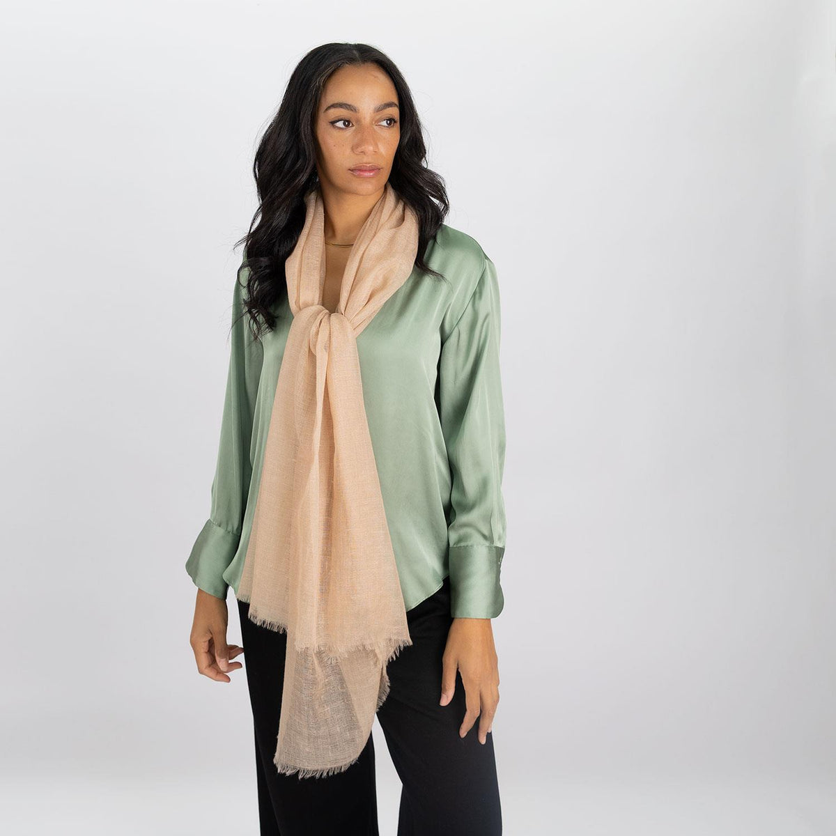 Cashmere Matty Shawl Chai