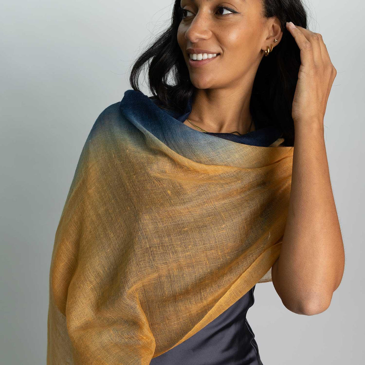 Ombre Cashmere Shawl Solstice