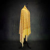 Yellow Ombre Hand Embroidered Cashmere Pashmina