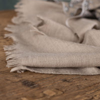 Spring of Kashmir Stole Black & White Hand Embroidery