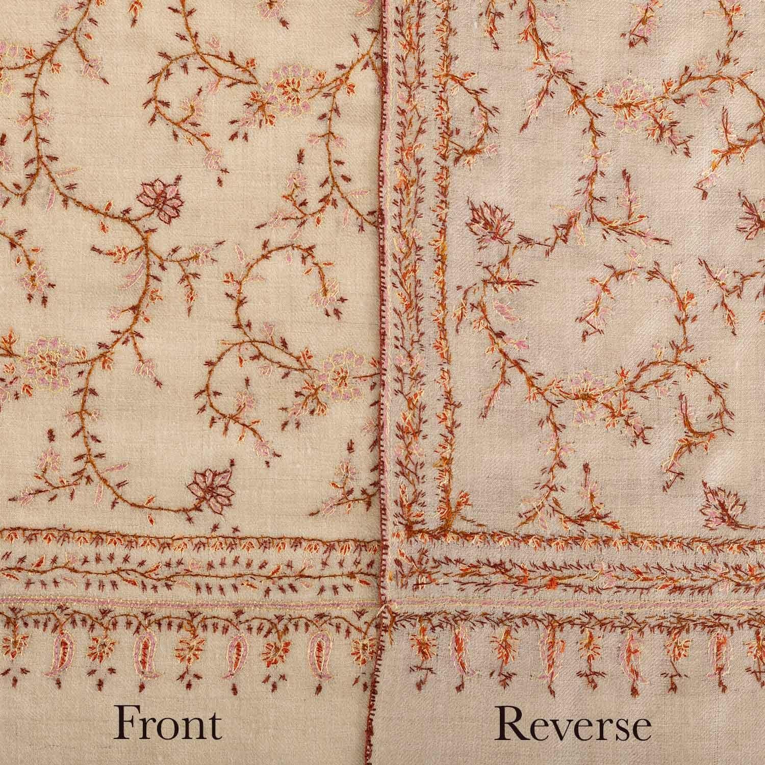 Embroidered Classic Toosh 'Mayajaal Shawl Mallika'