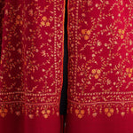 Sozni Hand Embroidered Pashmina 'Mother' Marigold