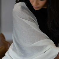 Celeste Cashmere Shawl Ivory