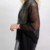 Cashmere Matty Shawl Black