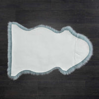 Seconds Sheepskin Rug Duck Egg