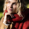 Liso Mohair Scarf Russet