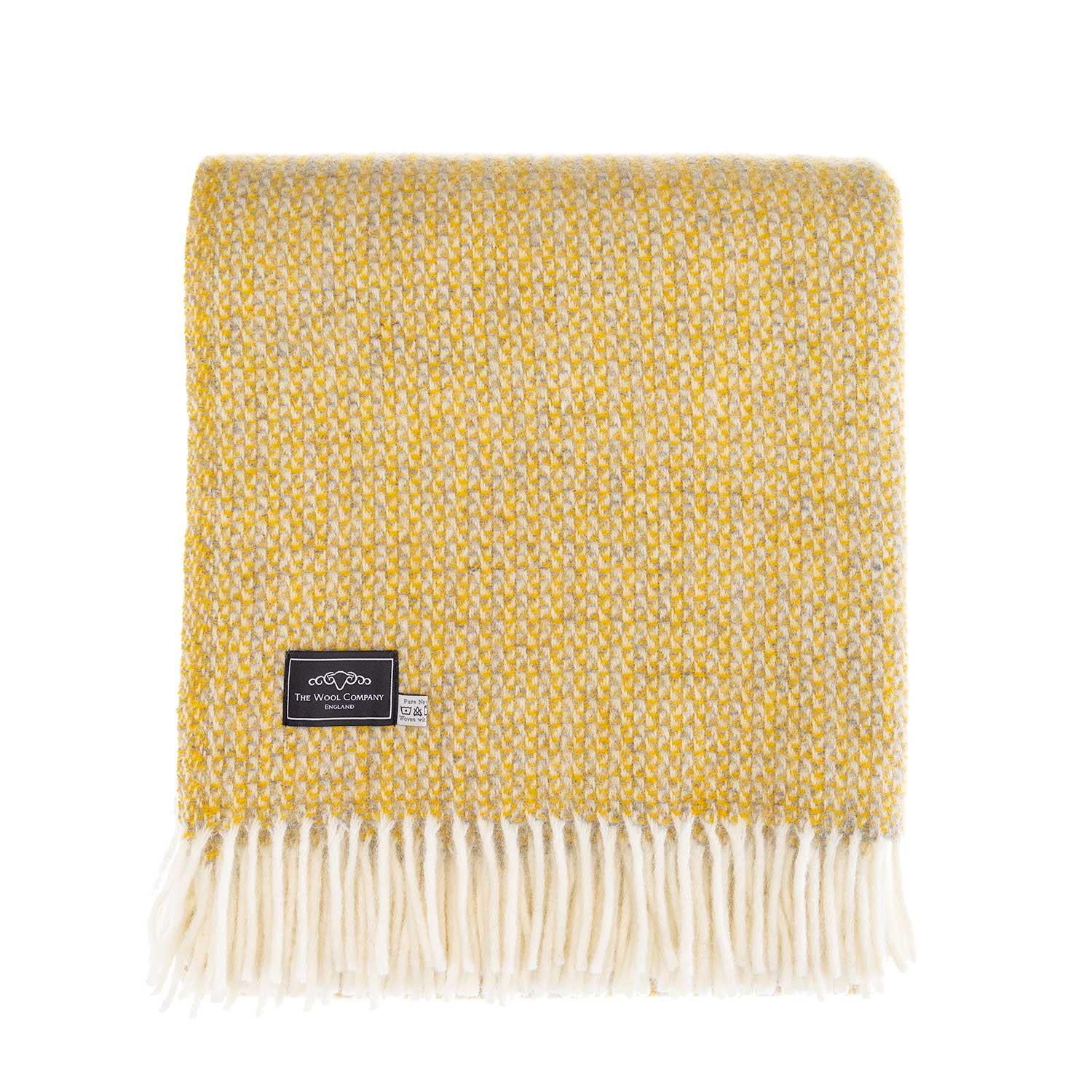 Pure New Wool Throw Harvest