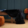 Seconds Sheepskin Rug Black
