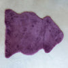 Heather coloured sheepskin soft with  short fleece, average size is 115 CMS X 70 CMS.