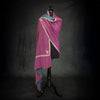 Sozni Hand Embroidered Double Sided Pashmina Magenta