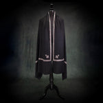 Hand Embroidered Eco-Toosh Hashidar Shawl Black