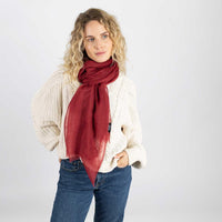 Cashmere Matty Shawl Chianti