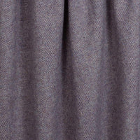 Shetland Wool Herringbone Throw - Mulberry