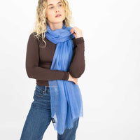 Cashmere Matty Shawl Mariner