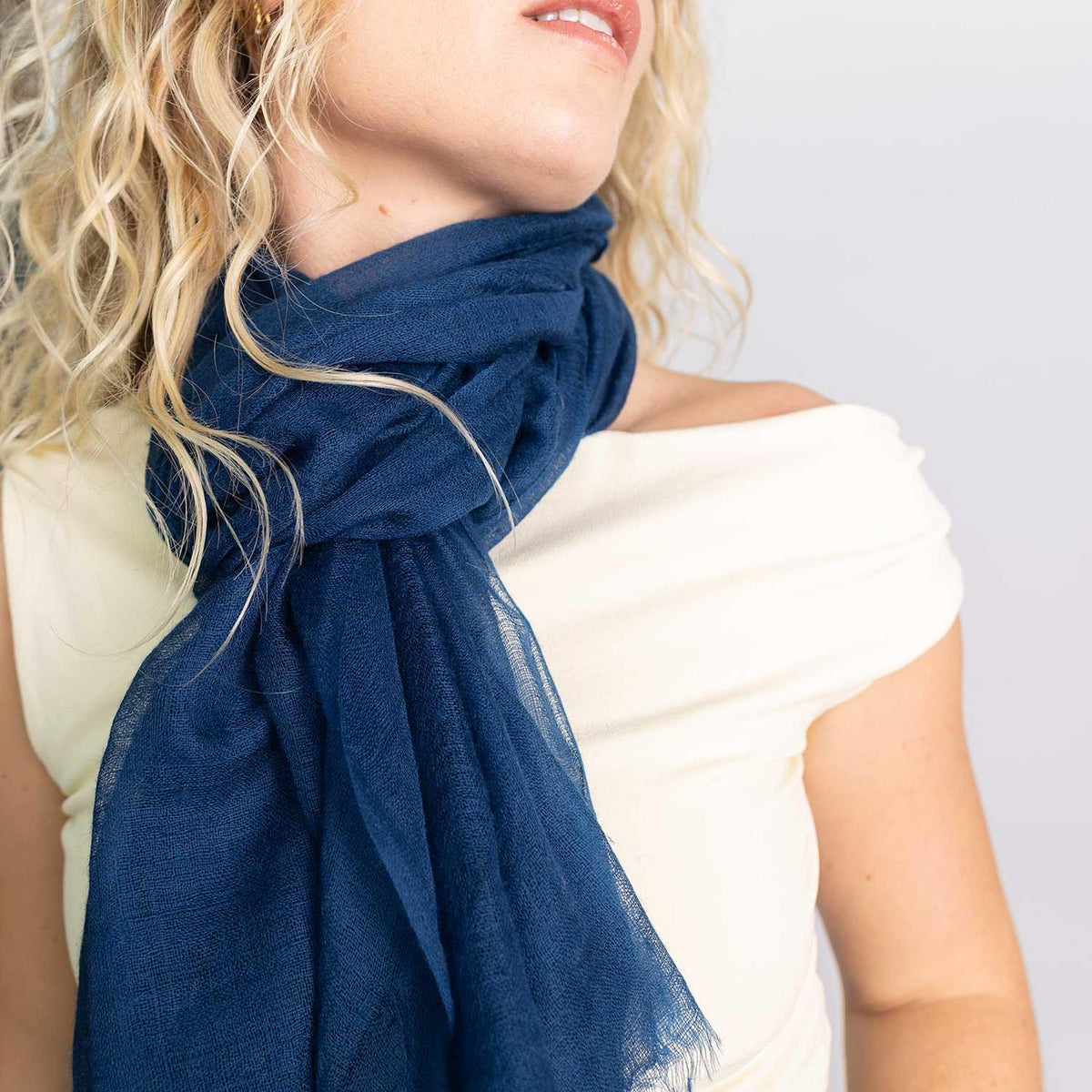Cashmere Matty Shawl Poseidon