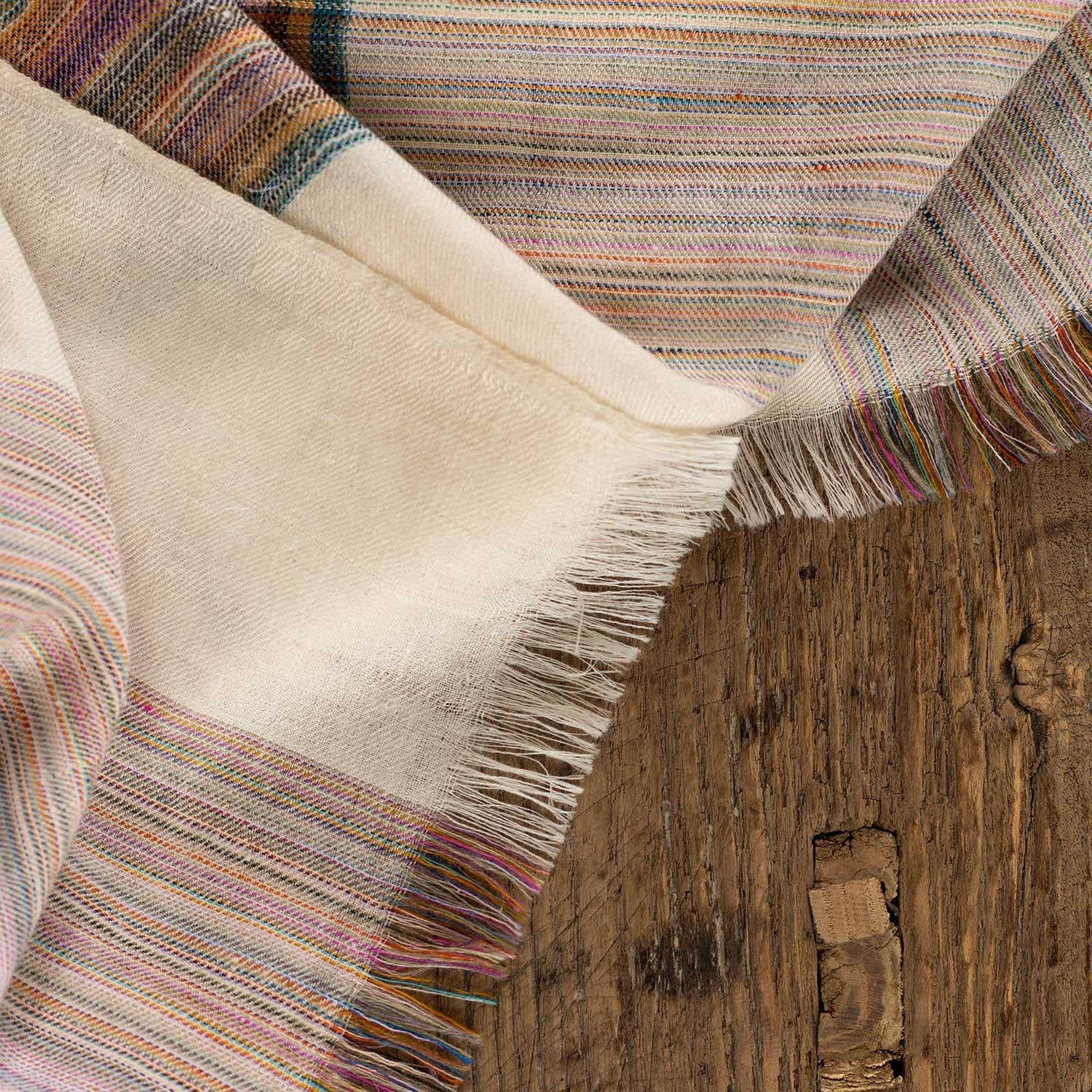 Handwoven Music Series 'Rainbow Stole'