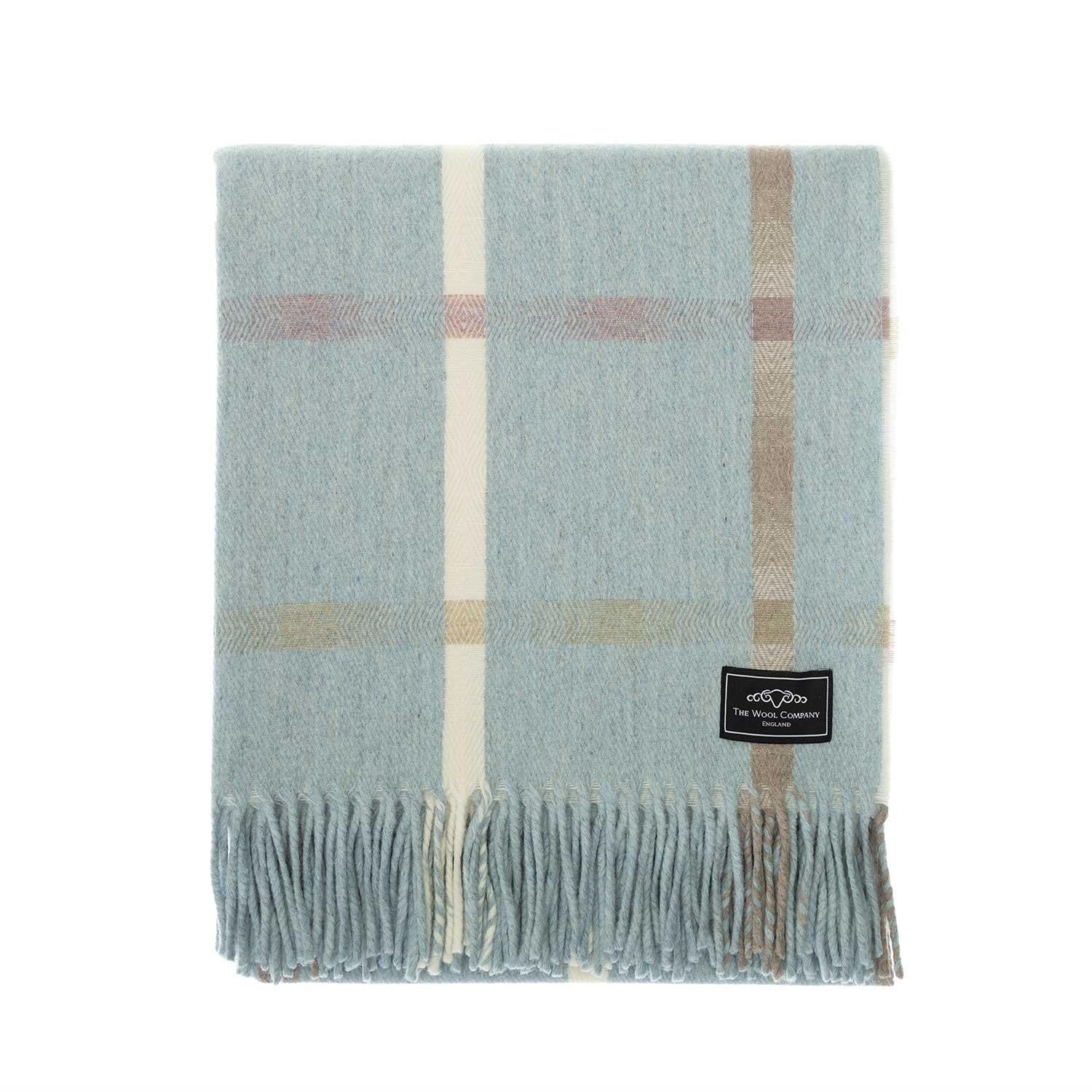 Balliemore Throw Frost Blue