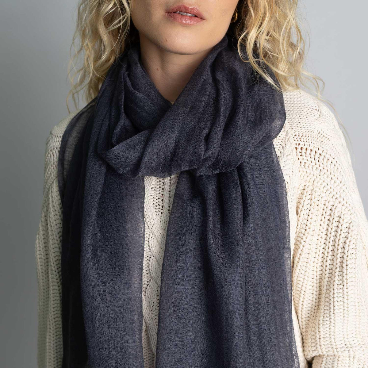 Cashmere Matty Shawl Mistral