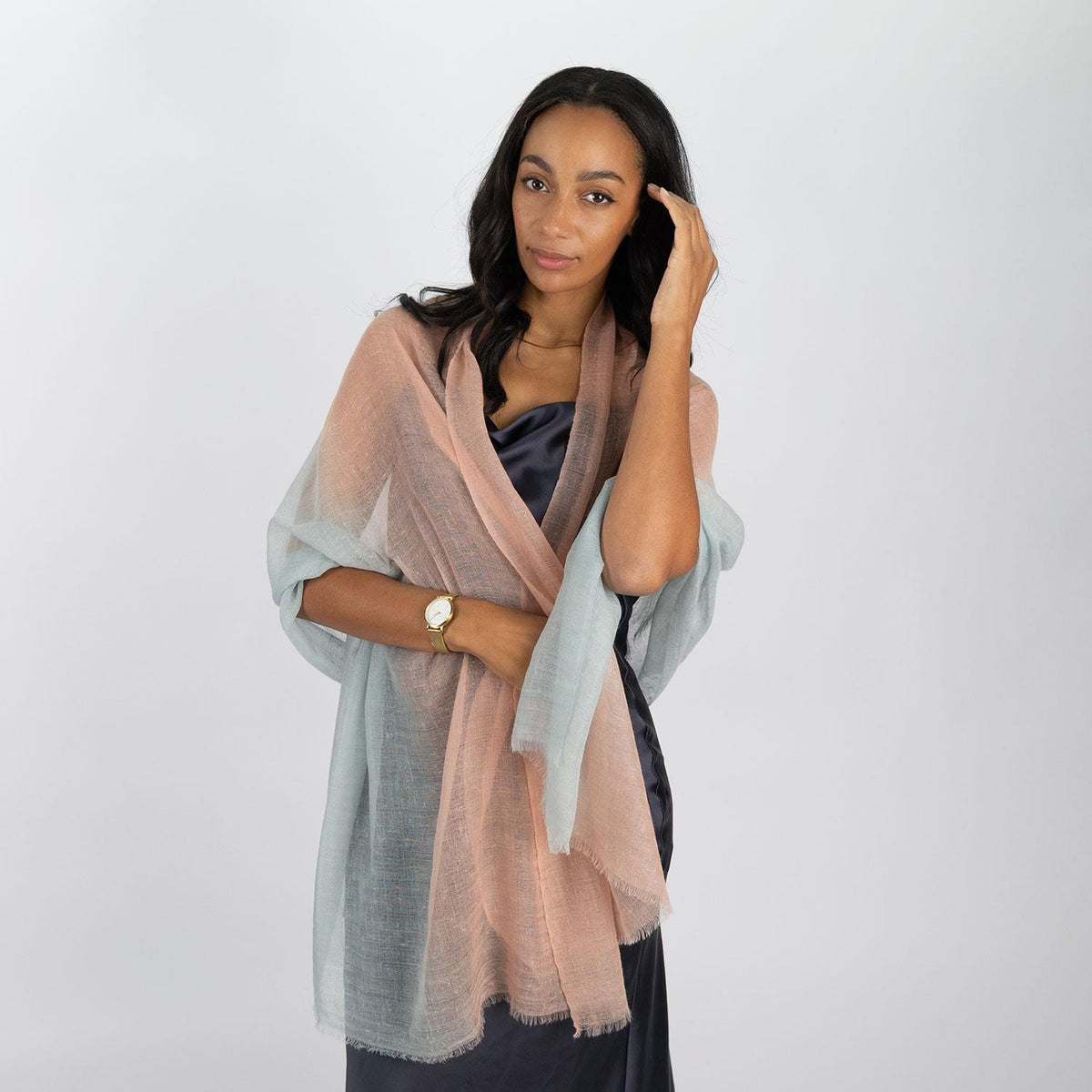 Ombre Cashmere Shawl Spring