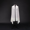 Ikat Cashmere Shawl 'Clouds of Ladakh' Lilac Stripe