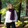 Mohair Scarf Blackcurrant