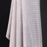 Ikat Cashmere Shawl 'Clouds of Ladakh' Lilac Stripe