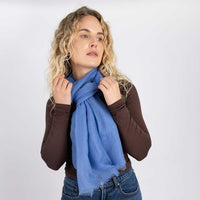 Cashmere Matty Shawl Mariner