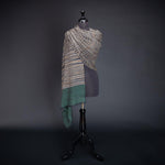 Ikat Pashmina Shawl 'Clouds of Ladakh' Forest