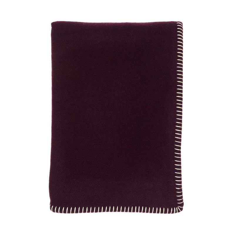 Cadiz Merino Blanket Blackcurrant
